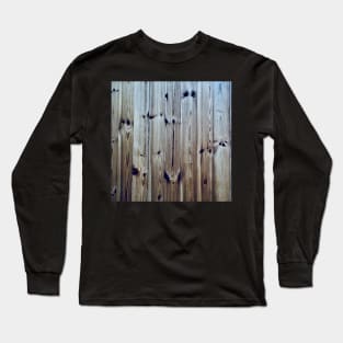 Dark wood design Long Sleeve T-Shirt